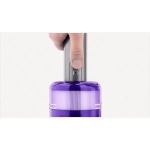 Our first button-operated cordless vacuum