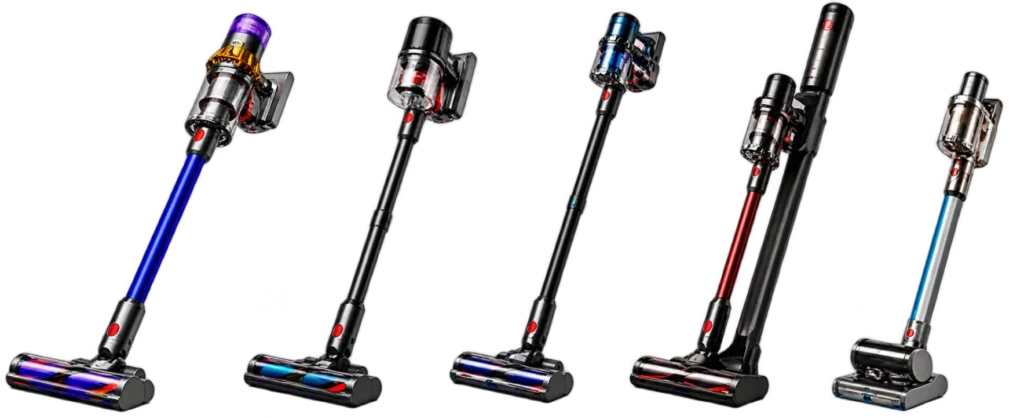 Five-Style Cordless Vacuum Lineup
